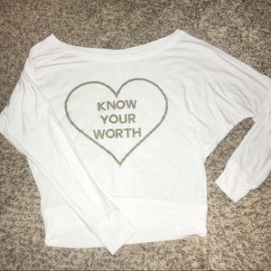 Fit Girls Inspire Off the Shoulder Workout Top